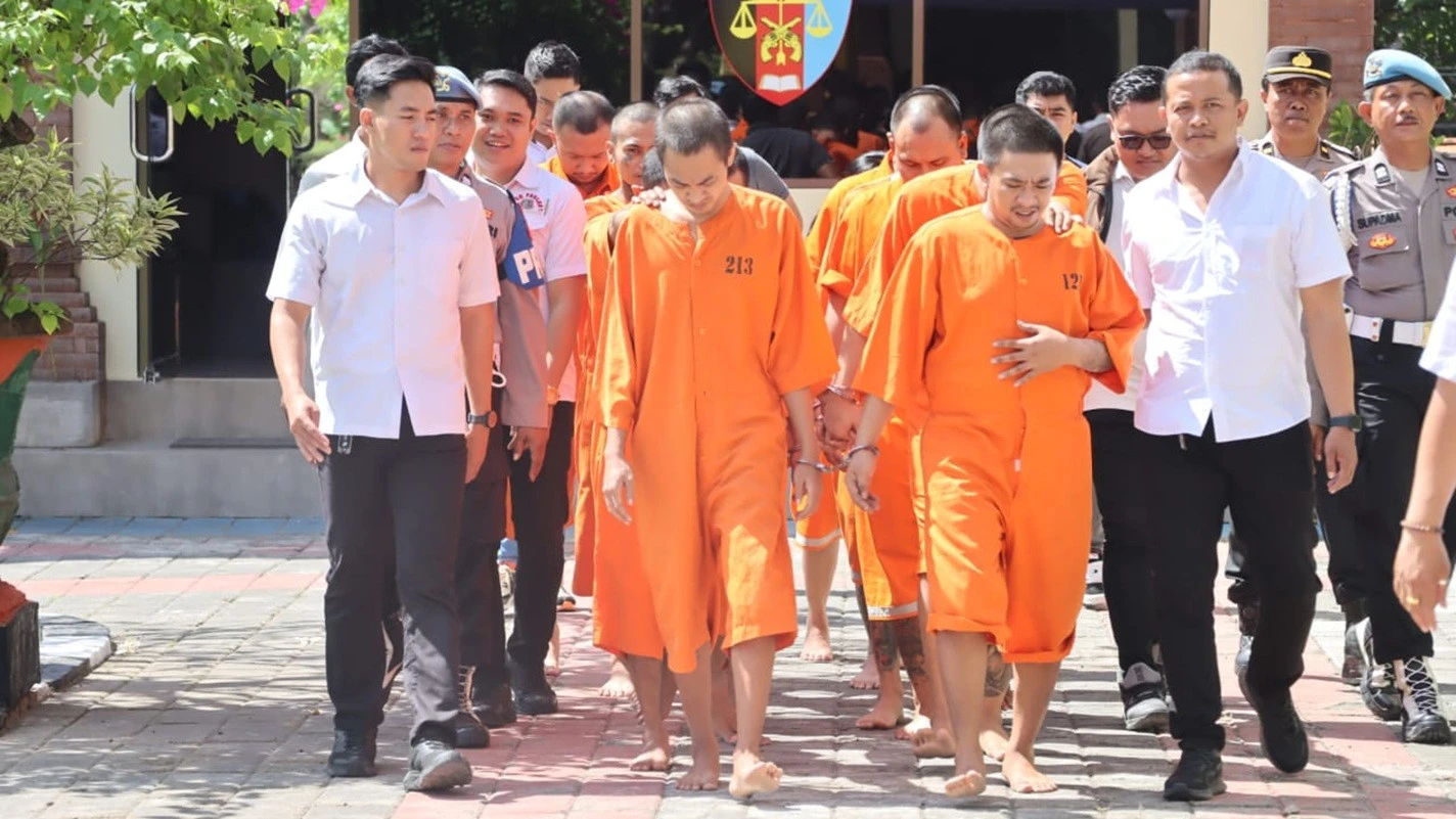 Polresta Denpasar Panen Tangkapan Narkoba, Dominan Pengedar, 6 Residivis Diciduk