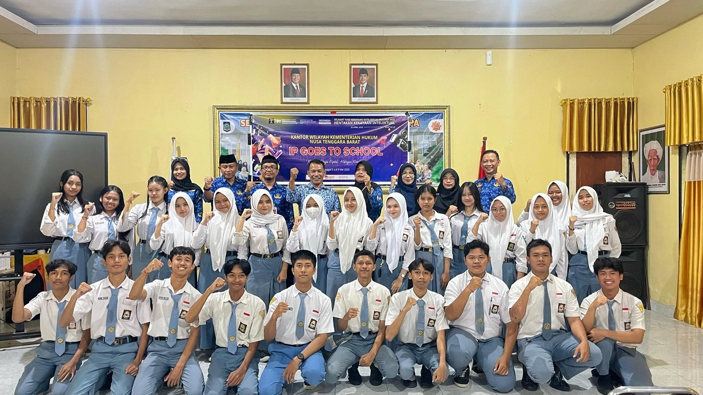 IP Goes to School Berlanjut ke SMAN 3 Mataram, Ajak Siswa Kenali dan Lindungi Karya