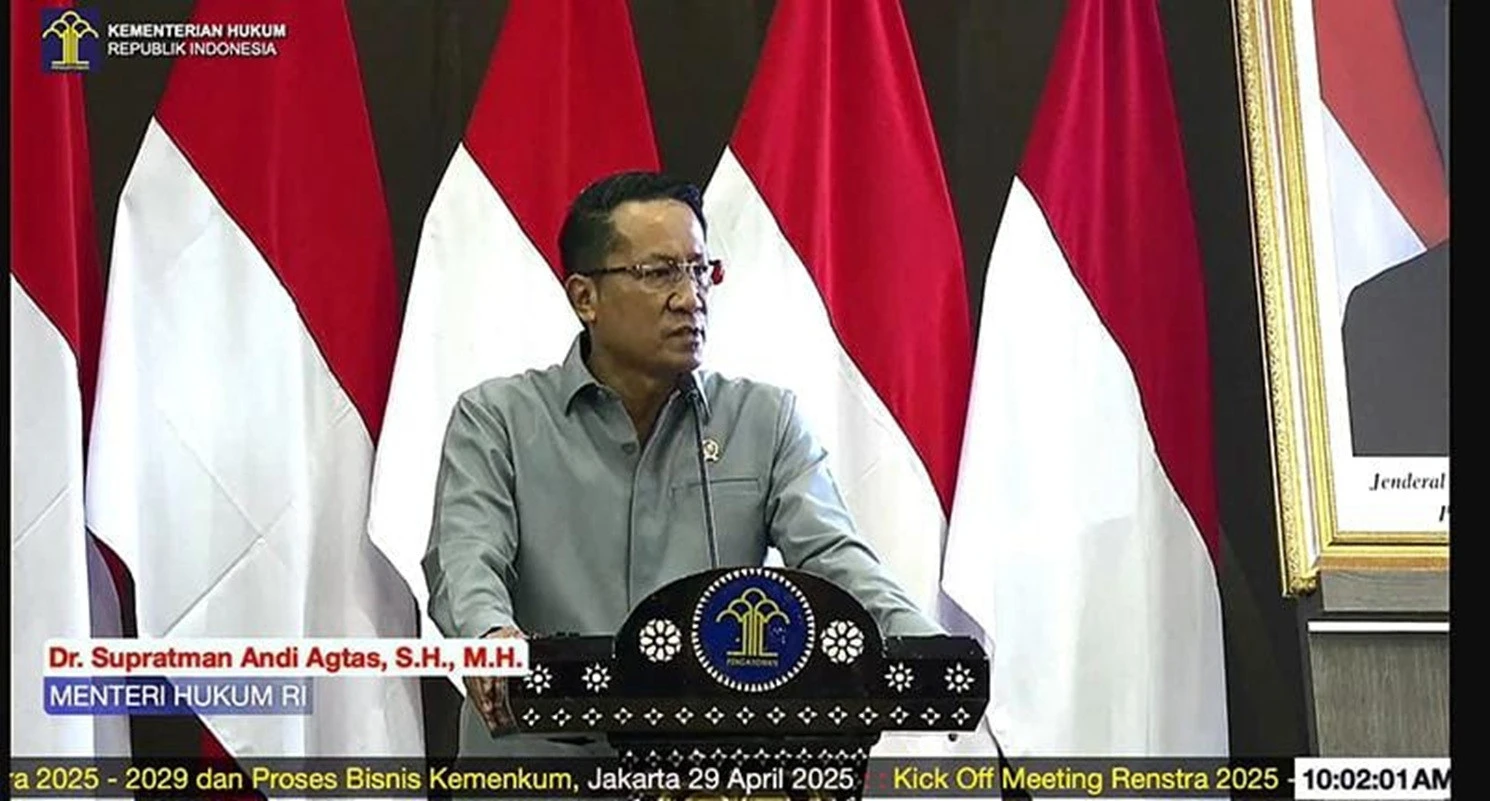 Menkum Supratman Kick Off Meeting Penyusunan Renstra & Peta Bisnis Kemenkum