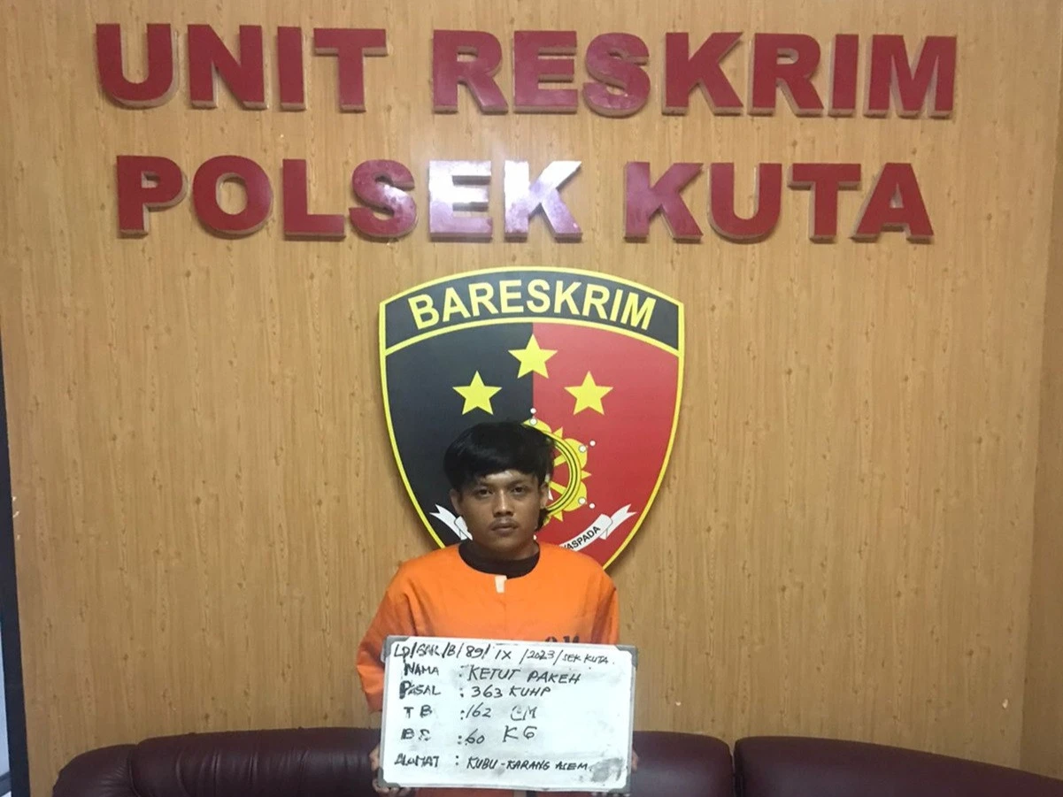 Polsek Kuta Ciduk DPO Jambret Spesialis Turis Asing, Lihat Tampangnya, Hhmm