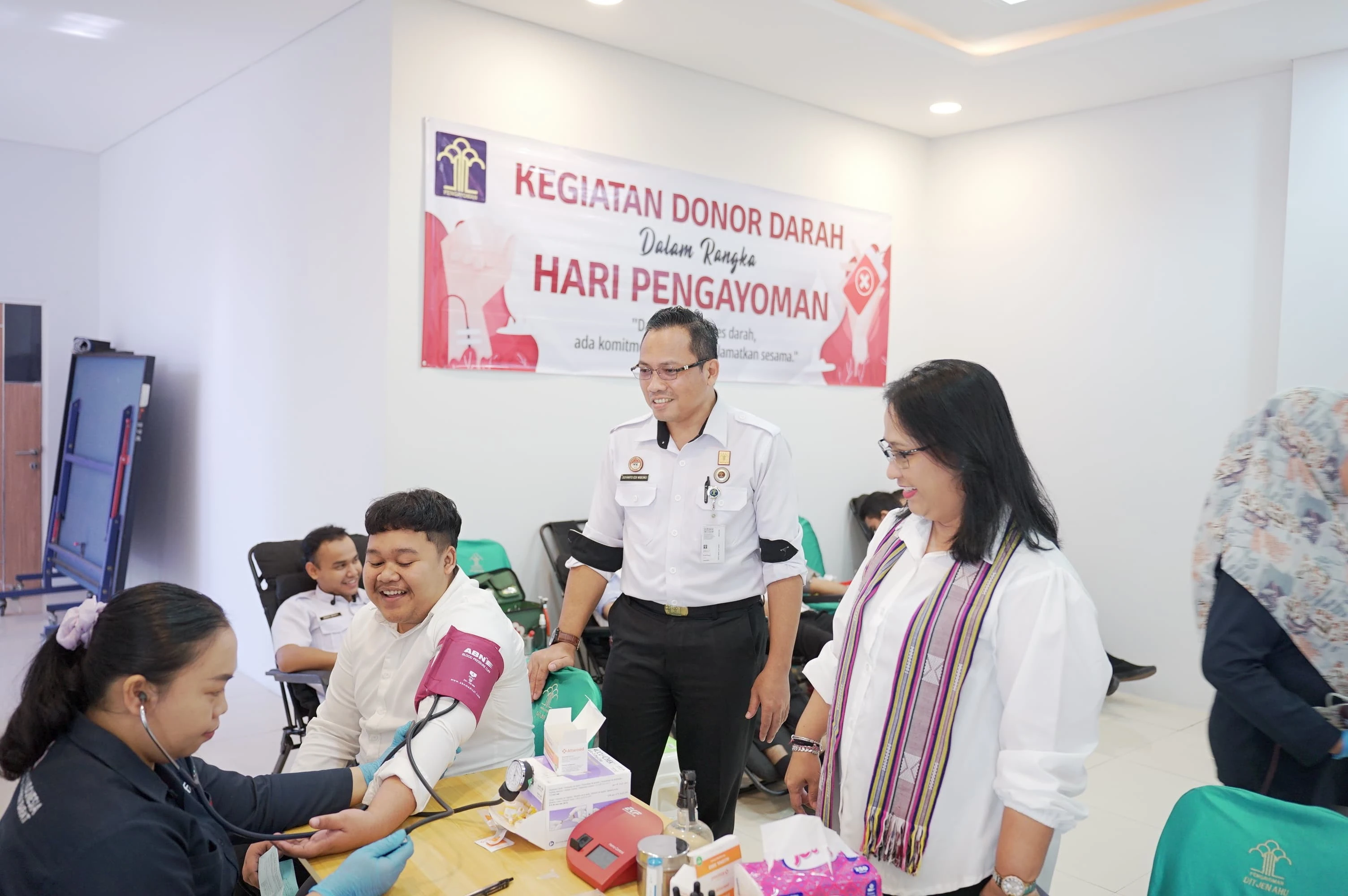 Kemenkum NTB Gelar Bakti Sosial Donor Darah, Sambut HUT ke-80 Pengayoman
