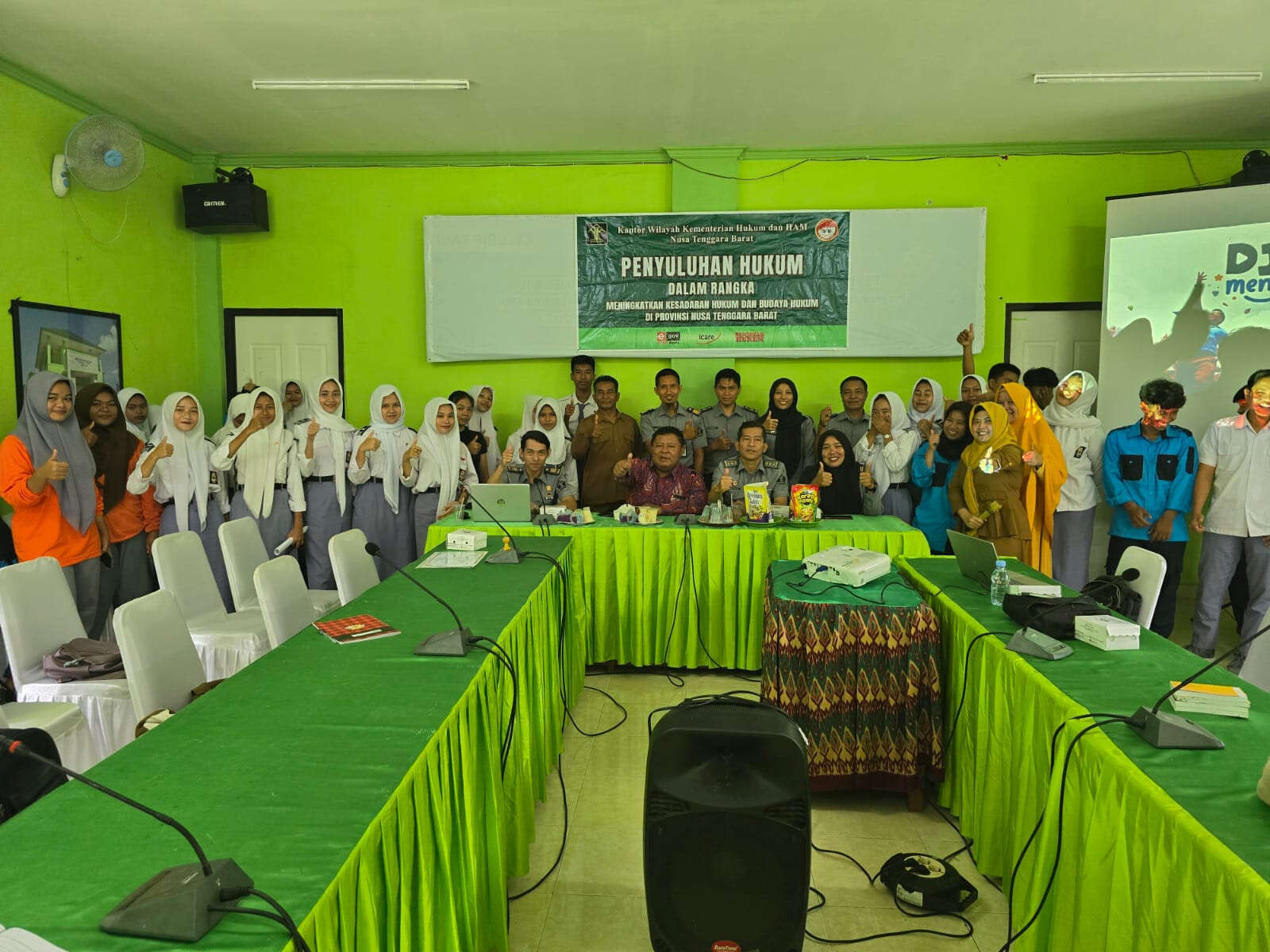 Tim Penyuluh Hukum Datang, SMK PP Negeri Mataram Tertarik Melindungi Produk Siswa