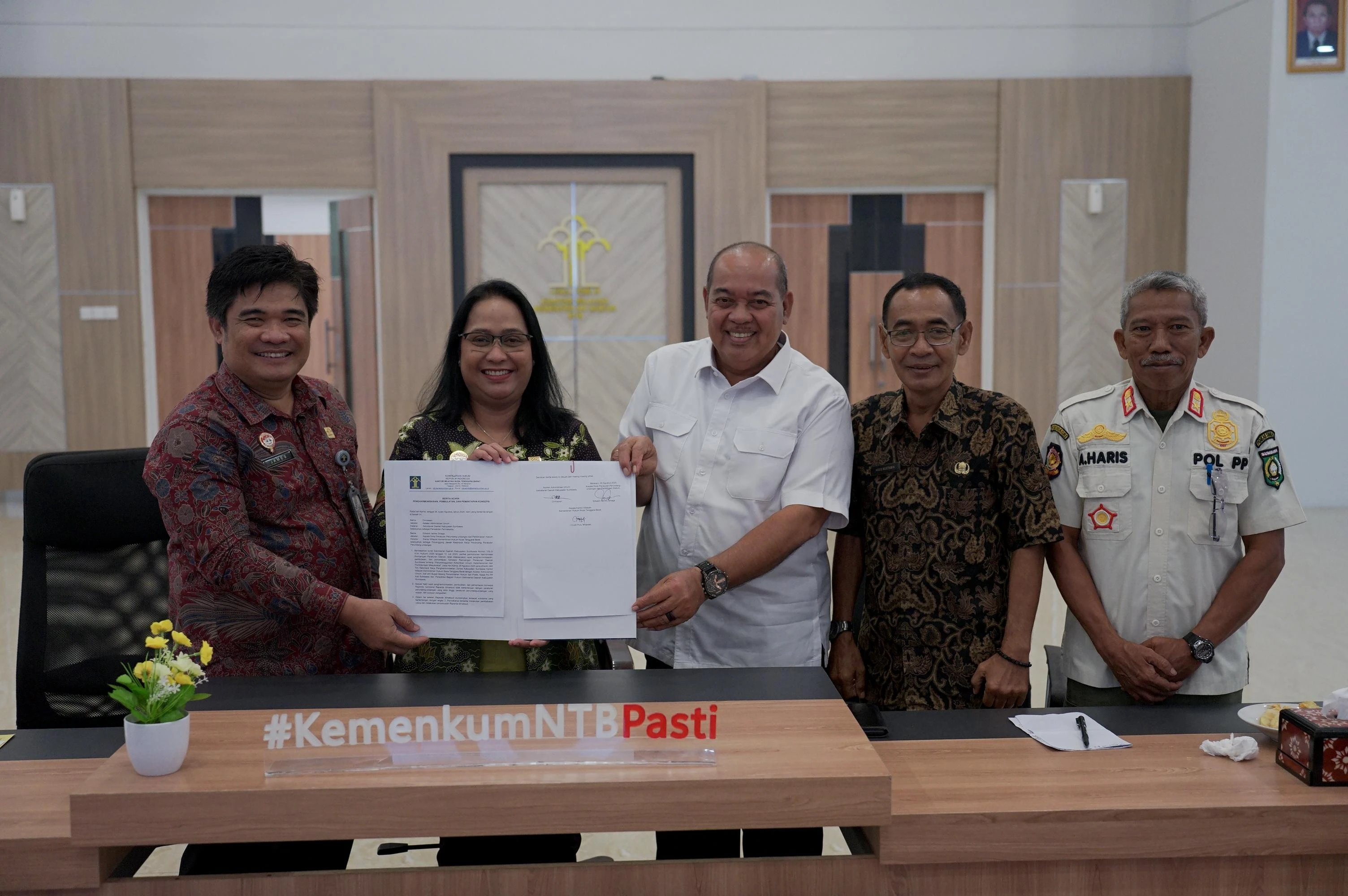 Kemenkum NTB Harmonisasi Raperda Ketertiban Umum, Ini yang Paling Disorot