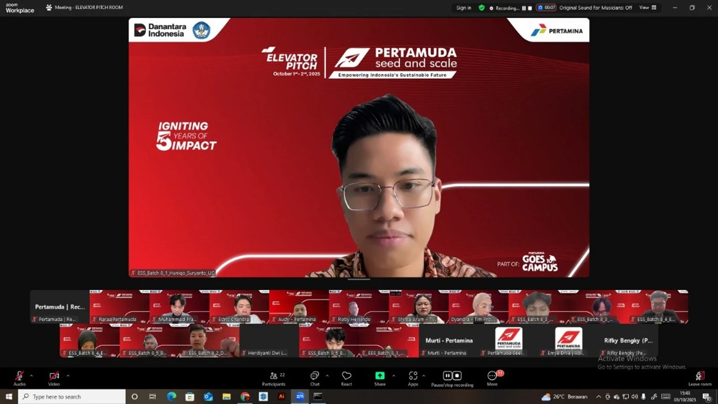 Pertamuda Seed and Scale 2025: Pertamina Rilis Top 40 Peserta Lulus ke Bootcamp