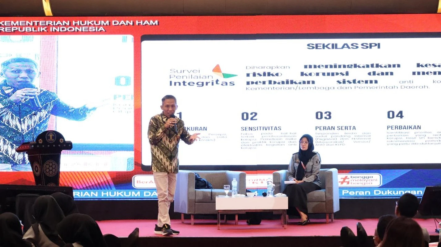 Kemenkumham RI Gandeng KPK Sosialisasi Membangun Budaya Integritas
