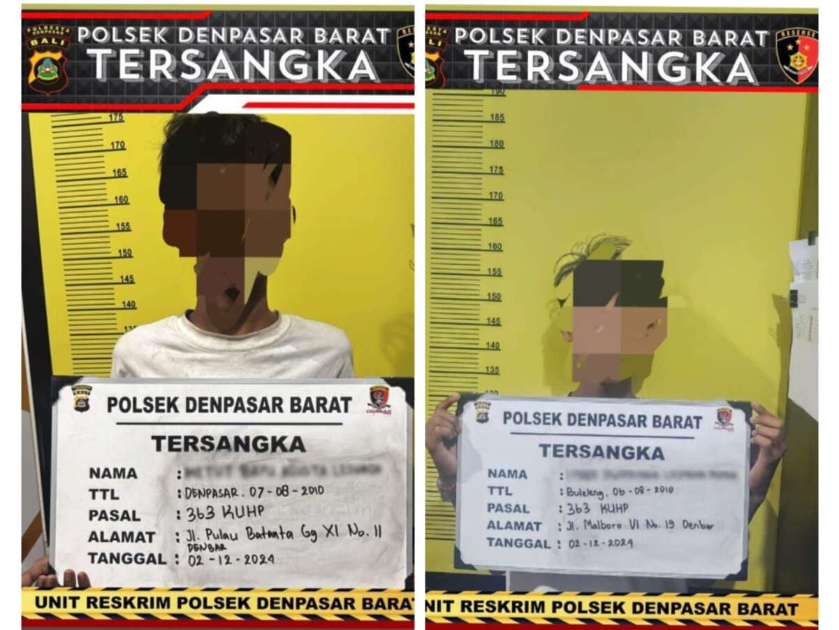 2 Pelajar di Denpasar Jadi Dalang Curat & Curanmor 3 TKP, Aksinya tak Terduga