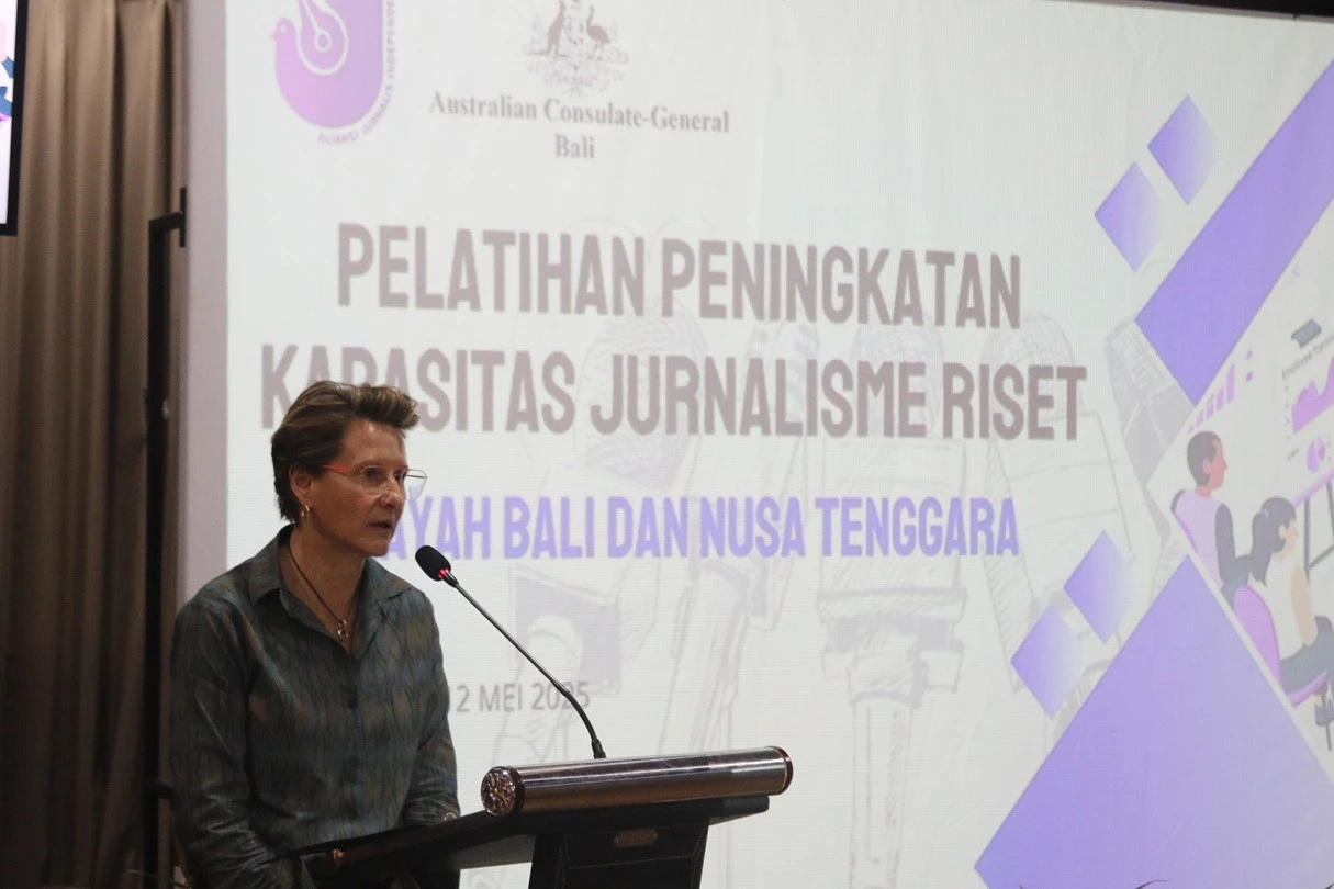Konjen Australia Dukung Peningkatan Kapasitas Keterampilan Riset Jurnalis Bali Nusra