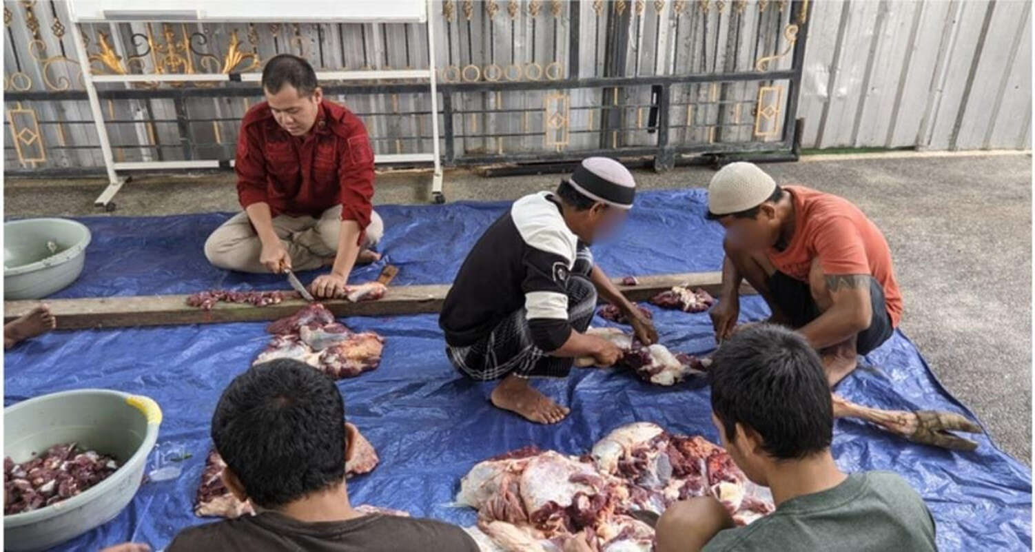 Semarak Iduladha 1445 H, Lapas Kerobokan Ikut Menyembelih Hewan Kurban