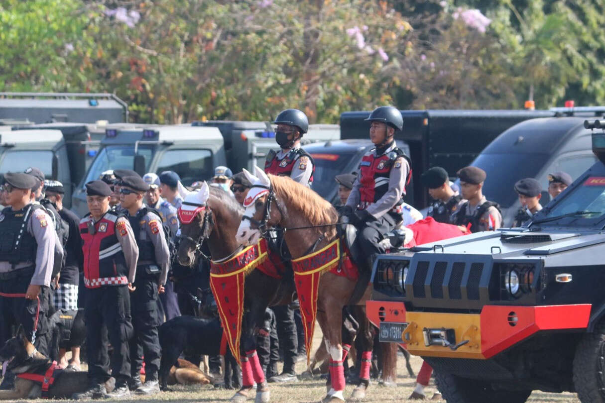 1.438 Personel Polri Kawal Pergerakan Delegasi KTT IAF, Cek Arus Lalin di Nusa Dua