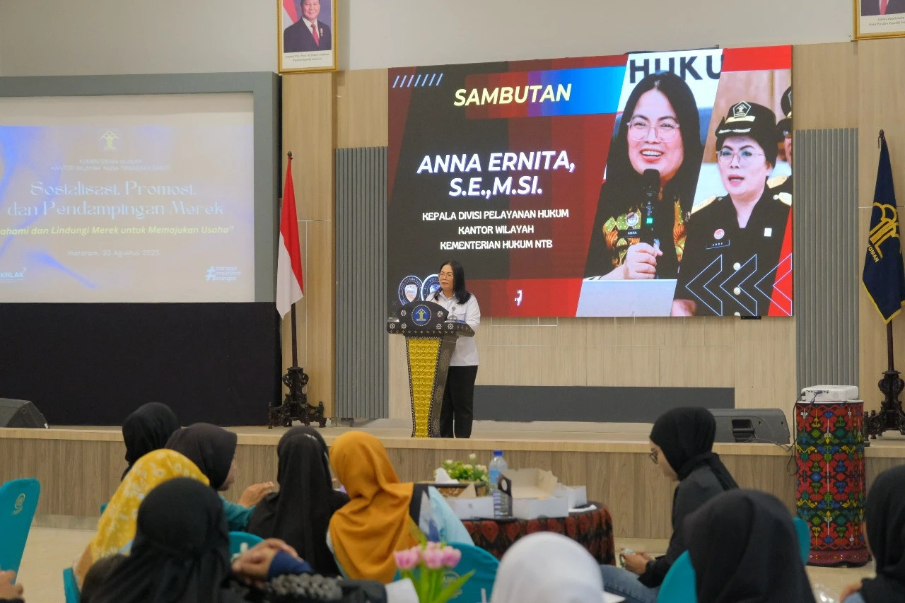 Kemenkum NTB Gencar Sosialisasi KI, Dorong Pelaku UMKM Melindungi Merek