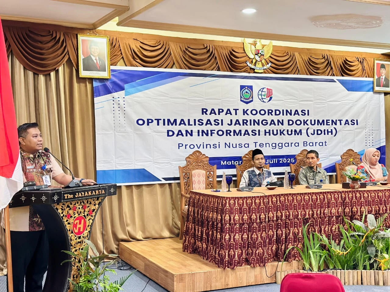 Rakor JDIH NTB Ungkap Pemkab Lombok Tengah & Bima tak Bikin Laporan e-Report
