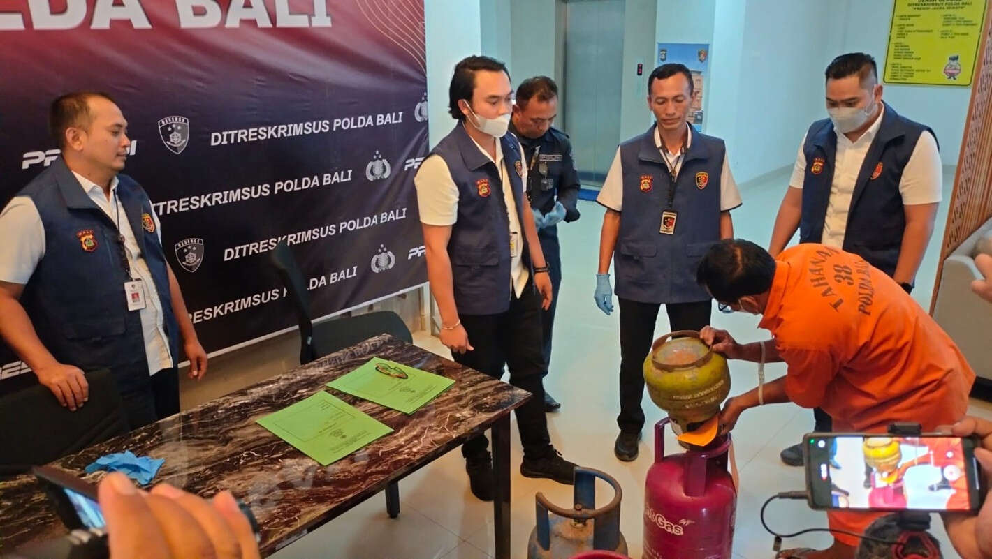 Pengoplos LPG di Abiansemal Badung Jadi Tersangka, IWR Terancam Bangkrut