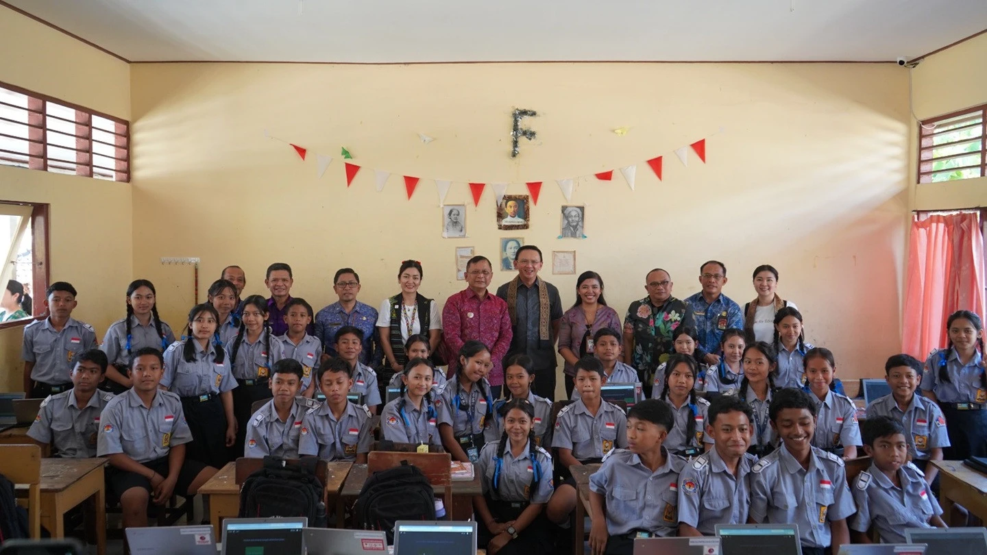 SMPN 1 Sukasada Buleleng Jadi Sekolah Rujukan Google, Ahok Terkagum-kagum