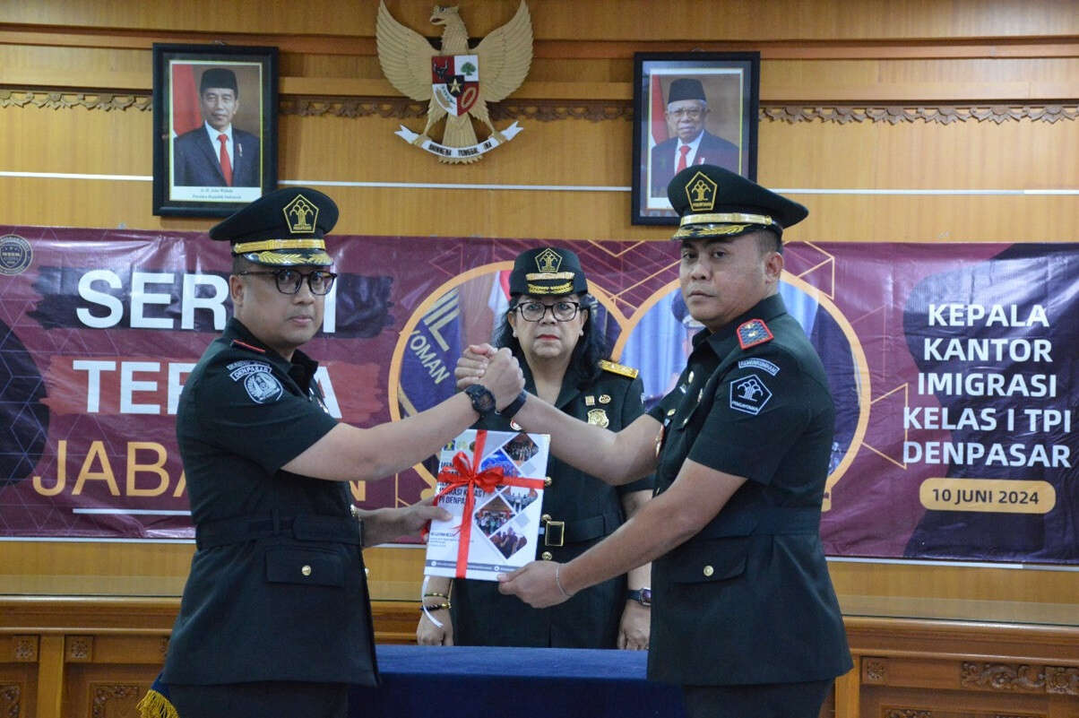 Kantor Imigrasi Denpasar Berganti Pimpinan, Kakanwil Sorot Kinerja dan Inovasi