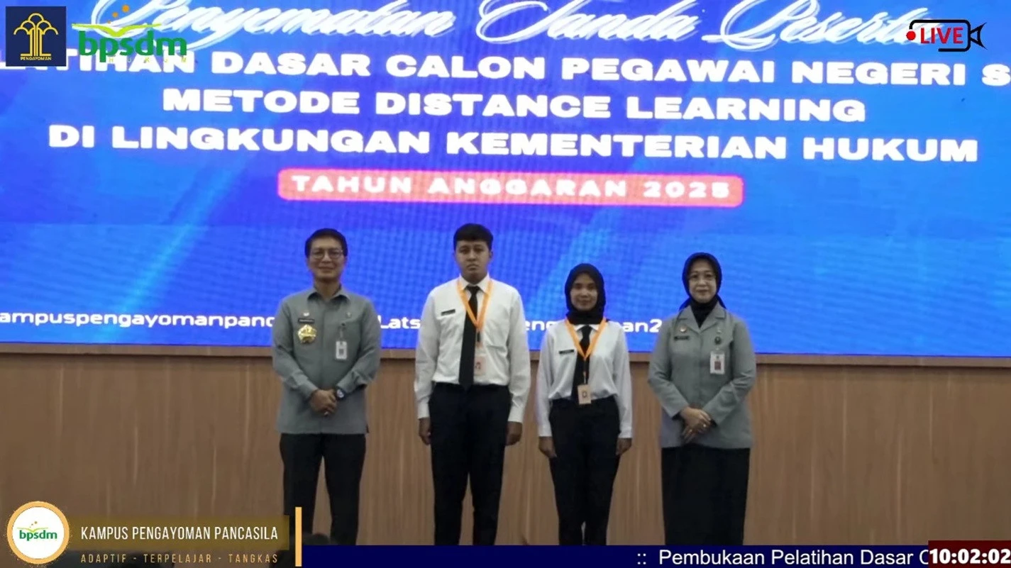 Latsar CPNS 2025: Sekjen Kemenkum Sorot Tiga Pilar Utama ASN