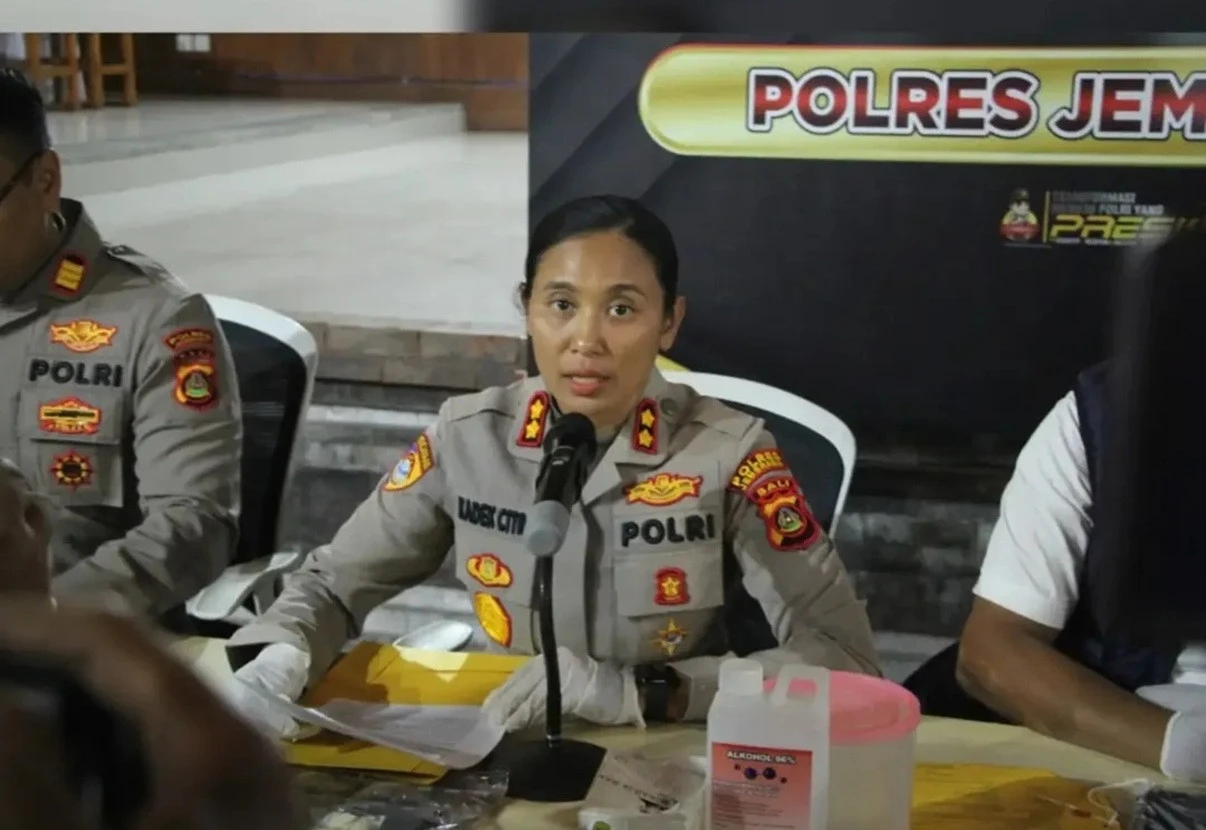 Polres Jembrana Bongkar Dua Kasus Besar Narkoba, BB Bejibun