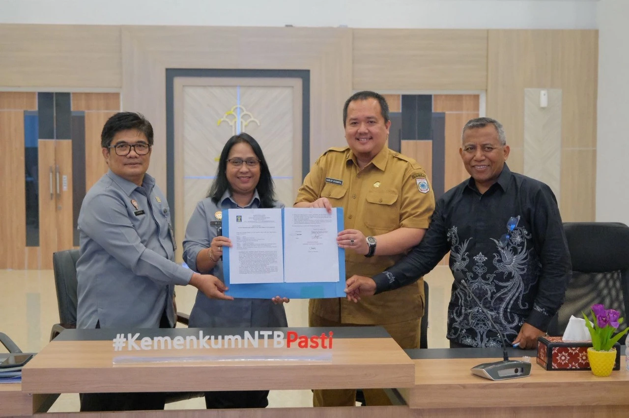Kemenkum NTB Harmonisasi 2 Raperbup Sumbawa Barat, Ada Catatan