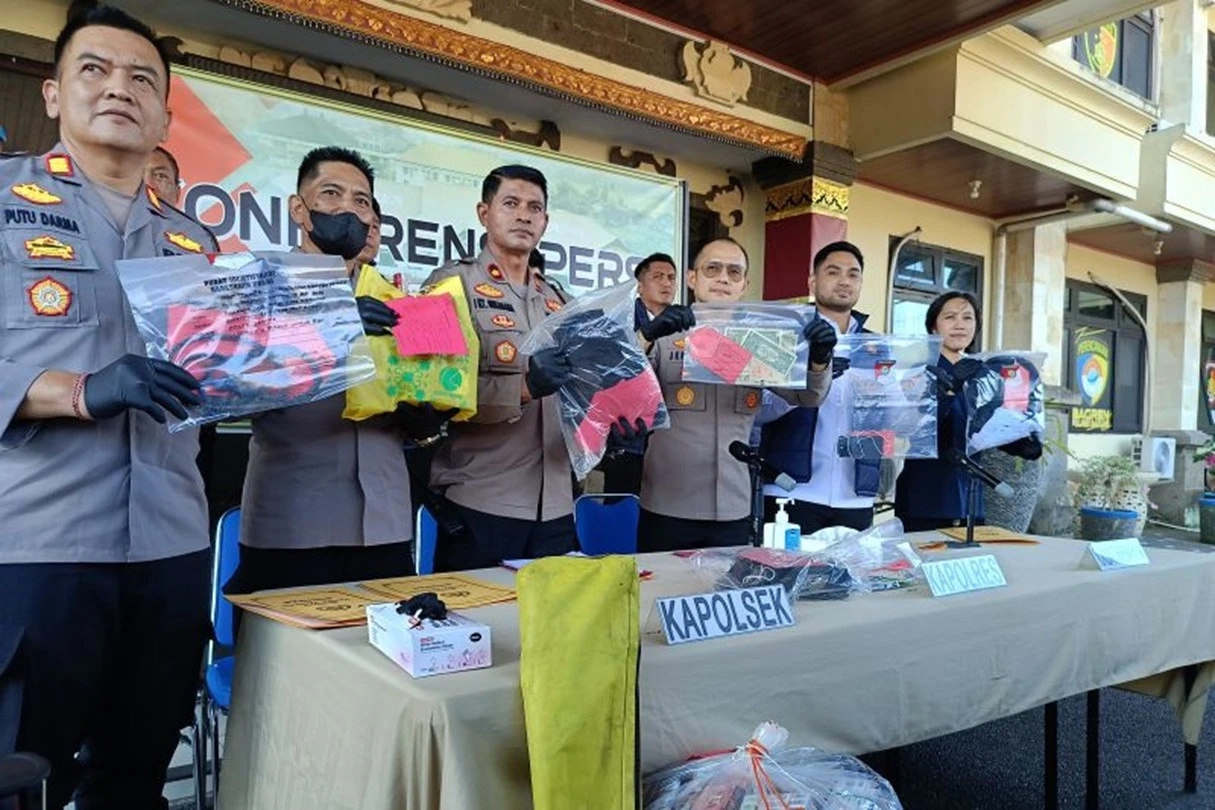 Sapi Hamil Jadi Barang Bukti, Polres Badung Gulung 13 Pelaku Pencurian