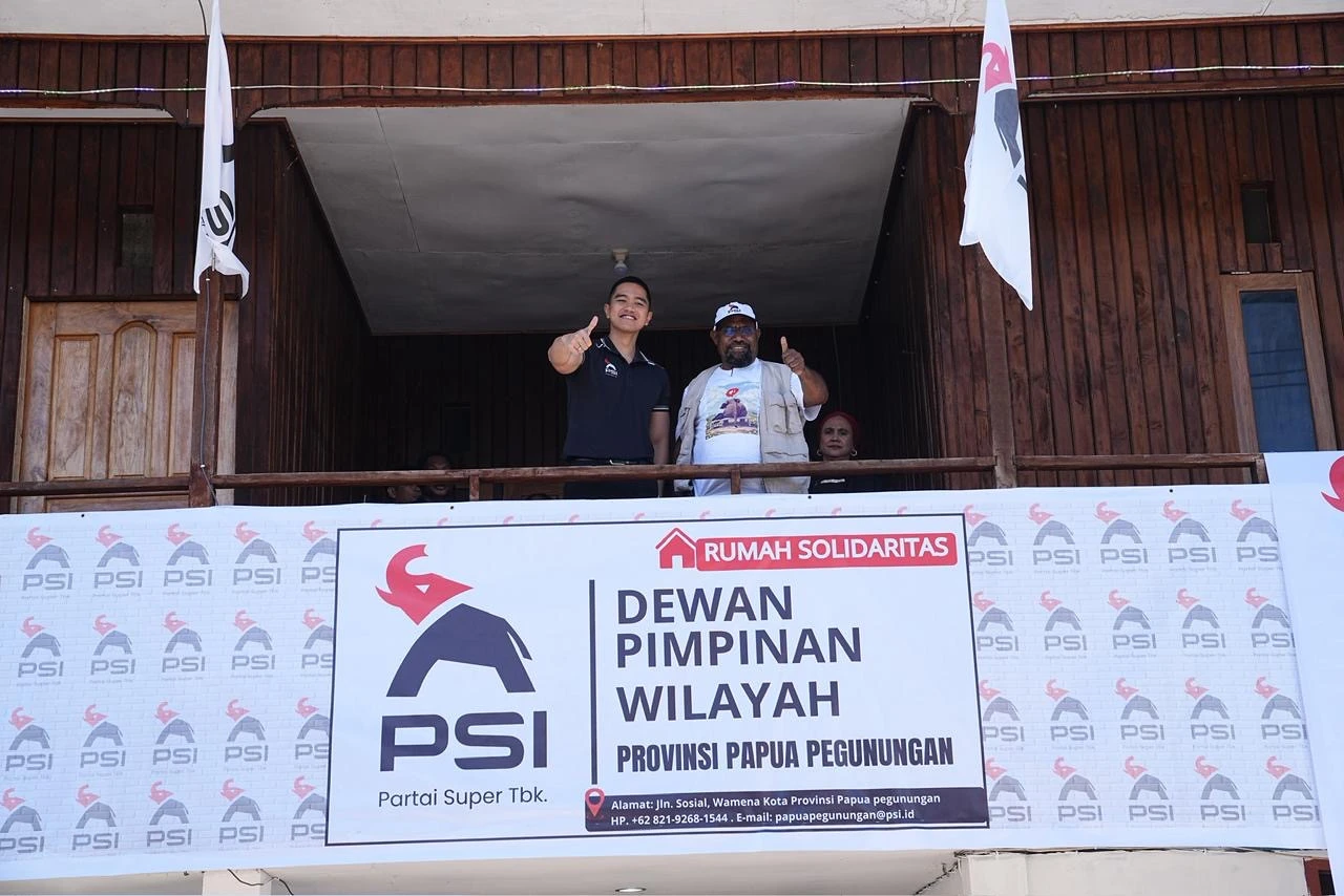 Tunjukkan Kantor Baru ke Kaesang, PSI Papua Pegunungan: Selamat Datang di Honai Kami
