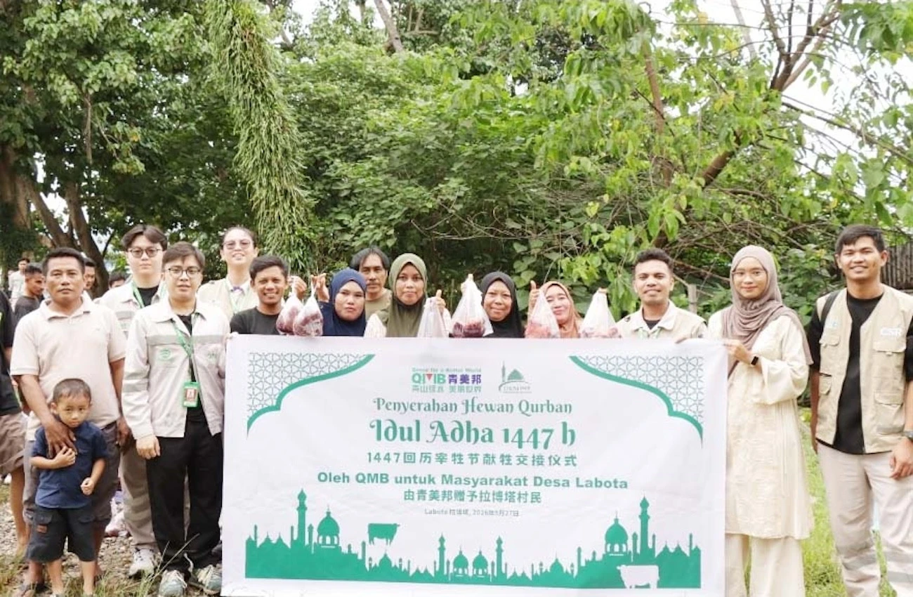 GEM Tebar Hewan Kurban untuk Warga dan Karyawan Morowali