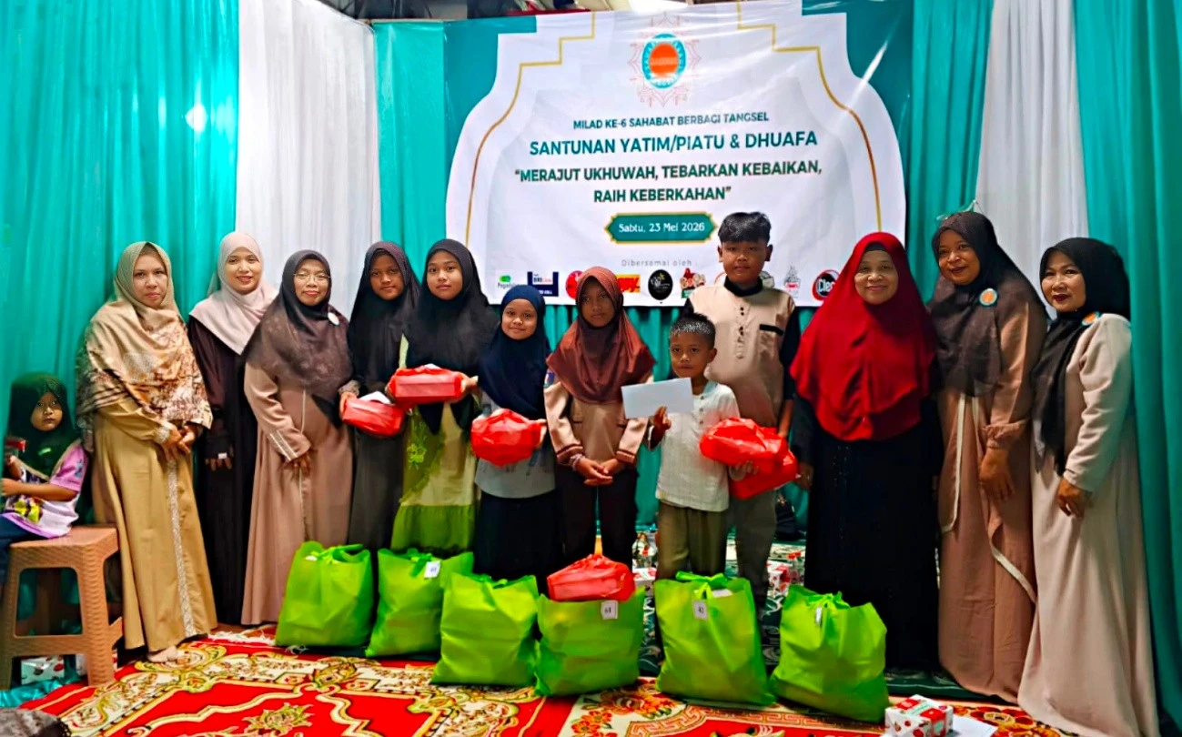 Pegadaian CPS Pondok Aren Gelar Santunan Yatim dan Dhuafa