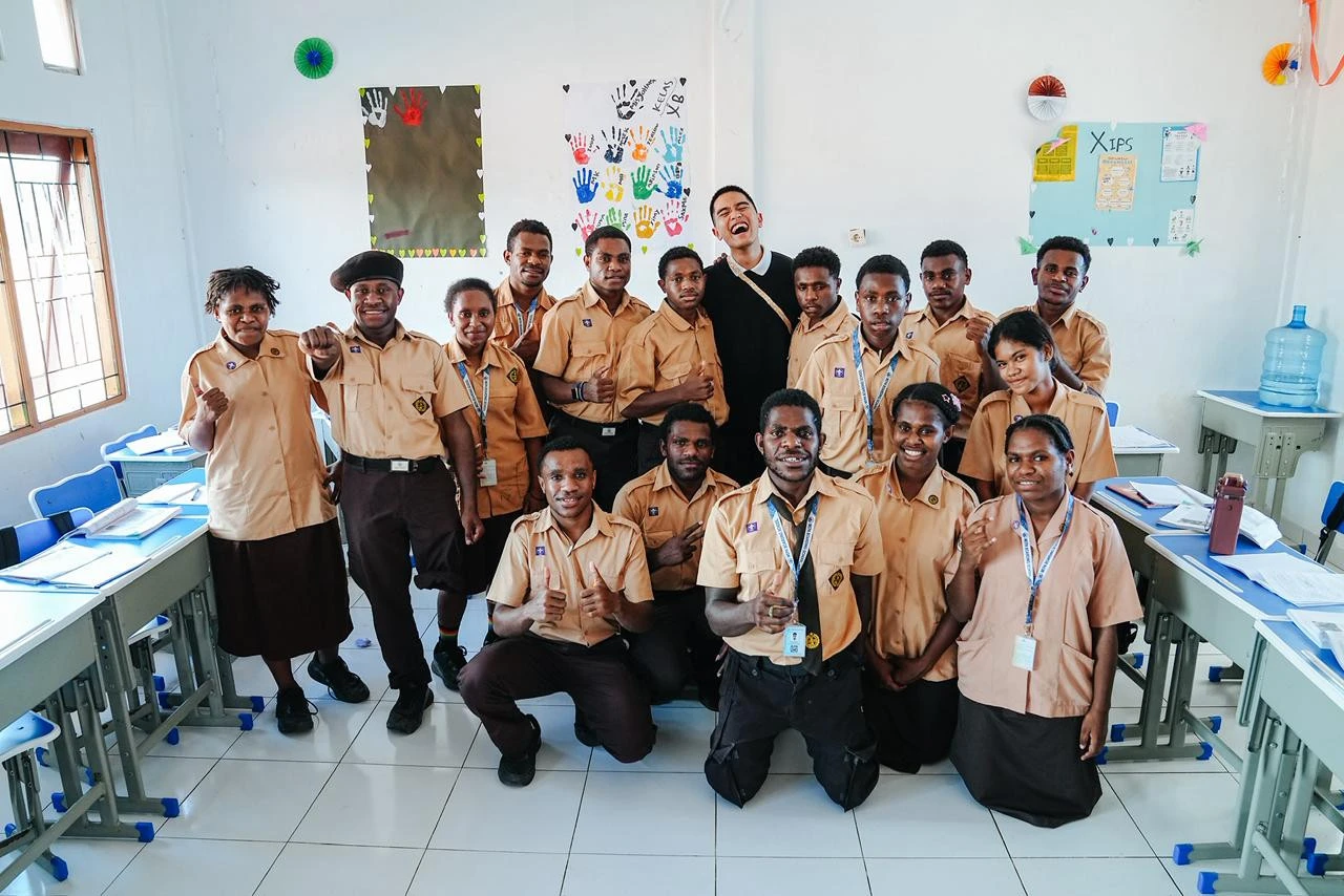 Serap Aspirasi Siswa Papua Tengah, Kaesang Berjanji Sampaikan ke Pemerintah Pusat