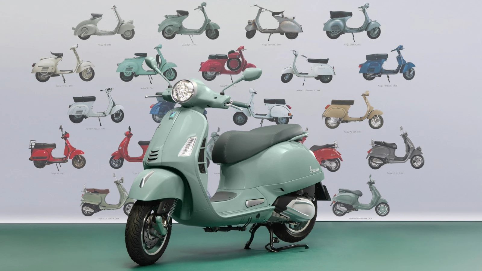 Edisi Khusus Vespa 80th Hadir di 3 Model Ikonik