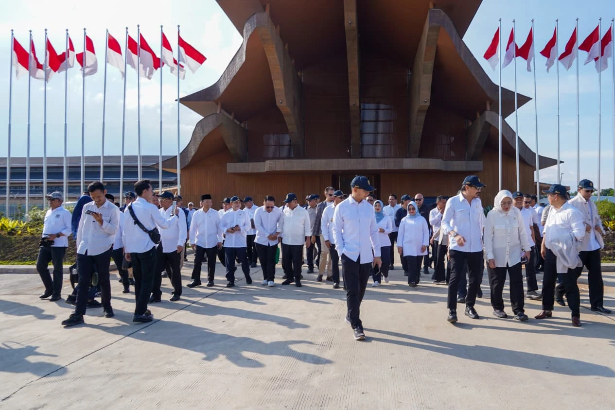Tinjau IKN, Pimpinan MPR Bahas Rencana Perpindahan Lembaga ke Ibu Kota Negara Baru