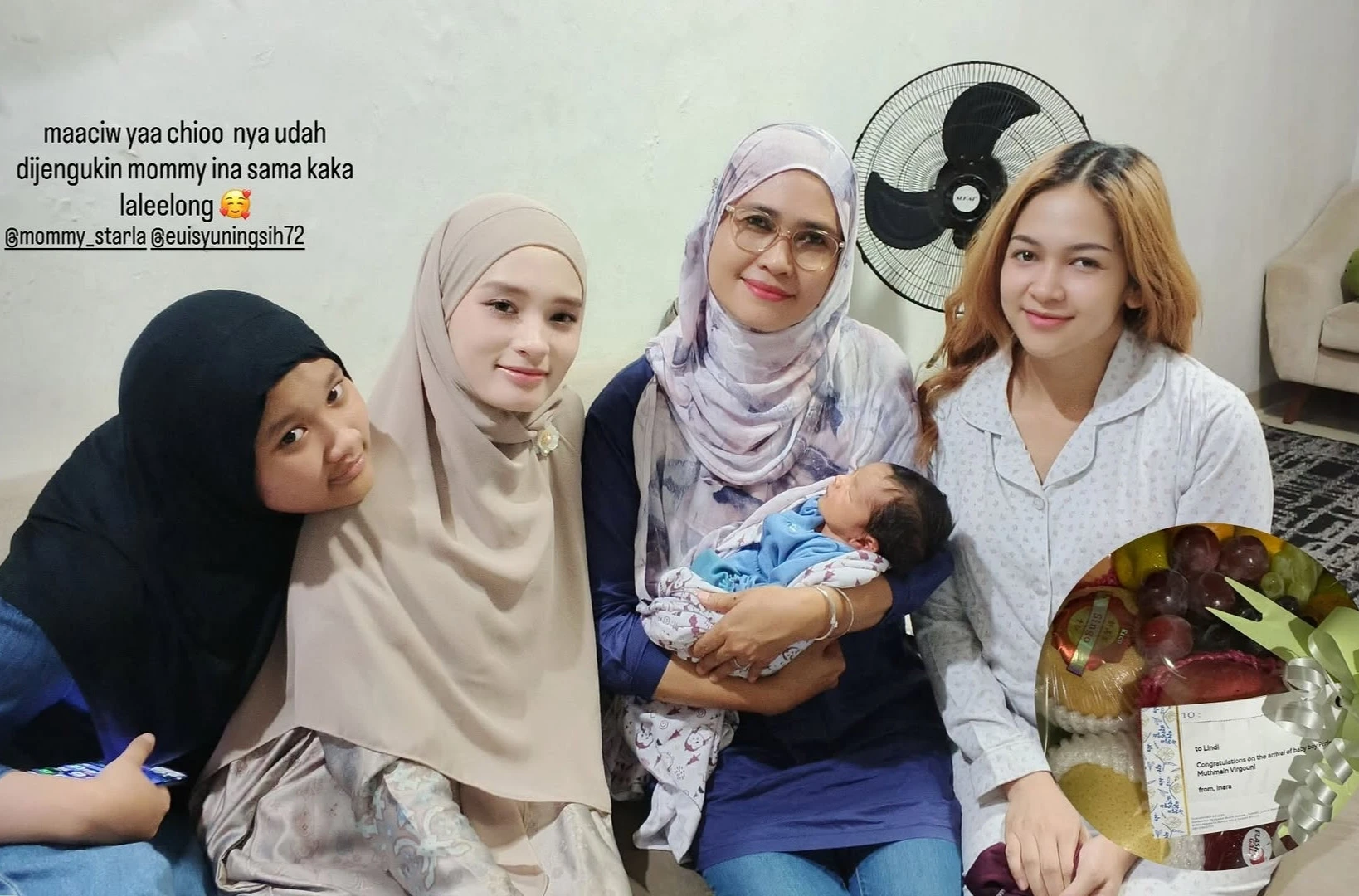 Momen Inara Rusli Menengok Anak Virgoun dan Lindi Fitriyana
