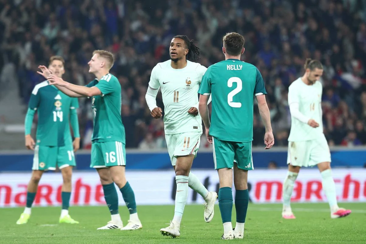Michael Olise Bersinar saat Prancis Hantam Irlandia Utara