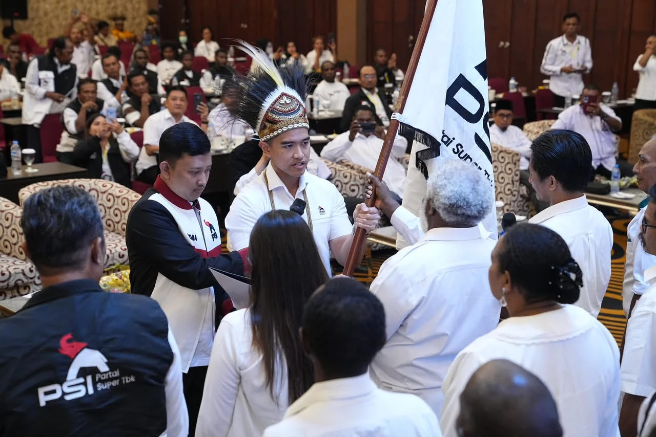 Di Rakorwil PSI Papua Selatan, Kaesang Sebut Paskalis Imadawa Layak Jadi Gubernur