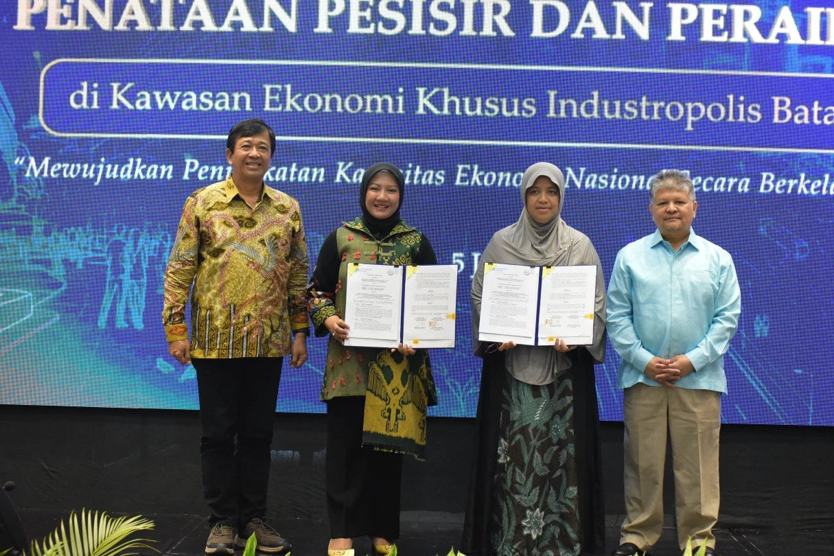 Tata Pesisir Batang, Holding BUMN Danareksa dan KKP Jalin MoU
