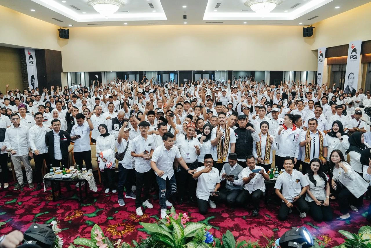 Kaesang Hadiri Rakorwil, Ketua DPW PSI Tegaskan Lampung Adalah Kandang Gajah