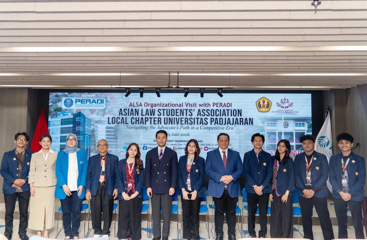 ALSA LC Unpad Pilih Peradi Untuk Diskusi Soal Perkembangan Hukum