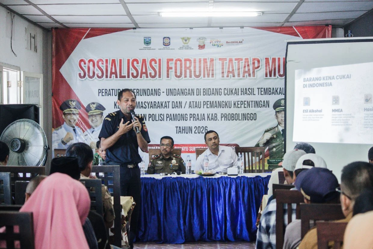 Gempur Rokok Ilegal, Bea Cukai Turun Langsung Sosialisasi di Jawa Timur