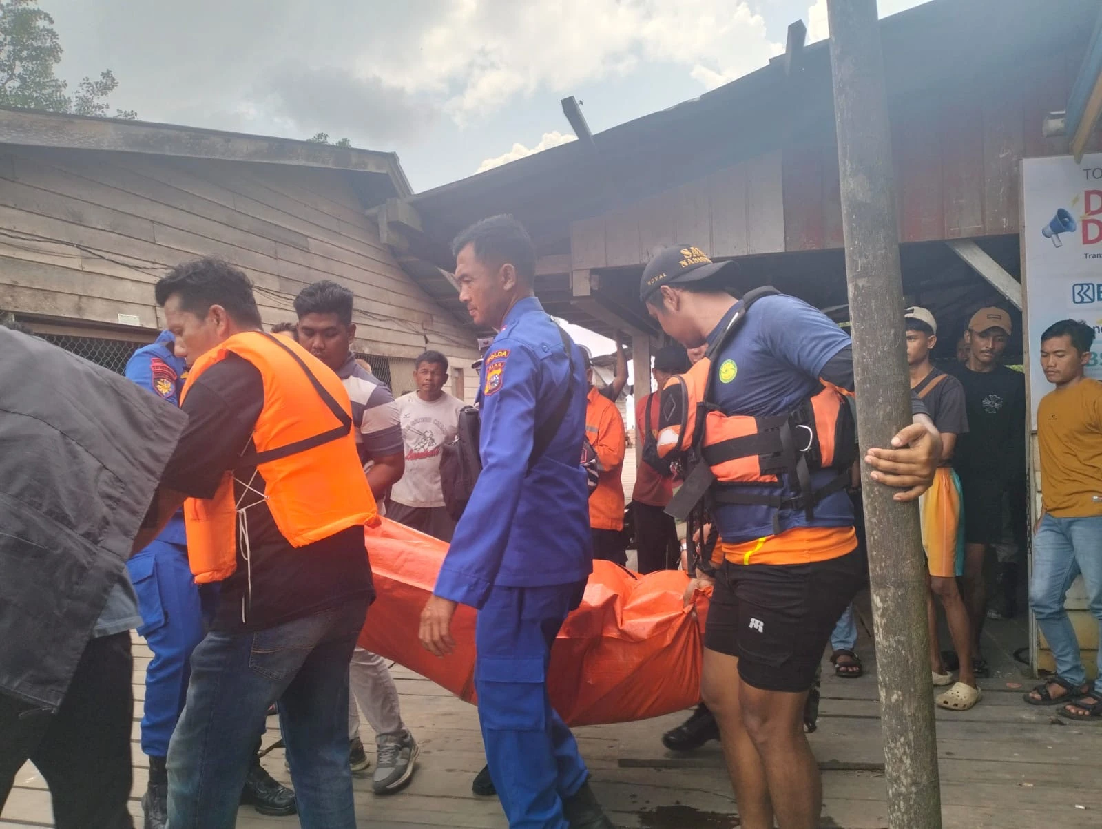 Polisi Selidiki Tenggelamnya Kapal Pompong di Siak