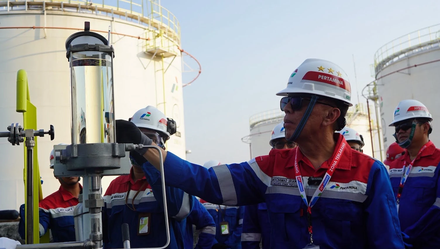 Jamin Pasokan Indonesia Timur, Komut Pertamina Sidak Terminal Juanda dan Surabaya