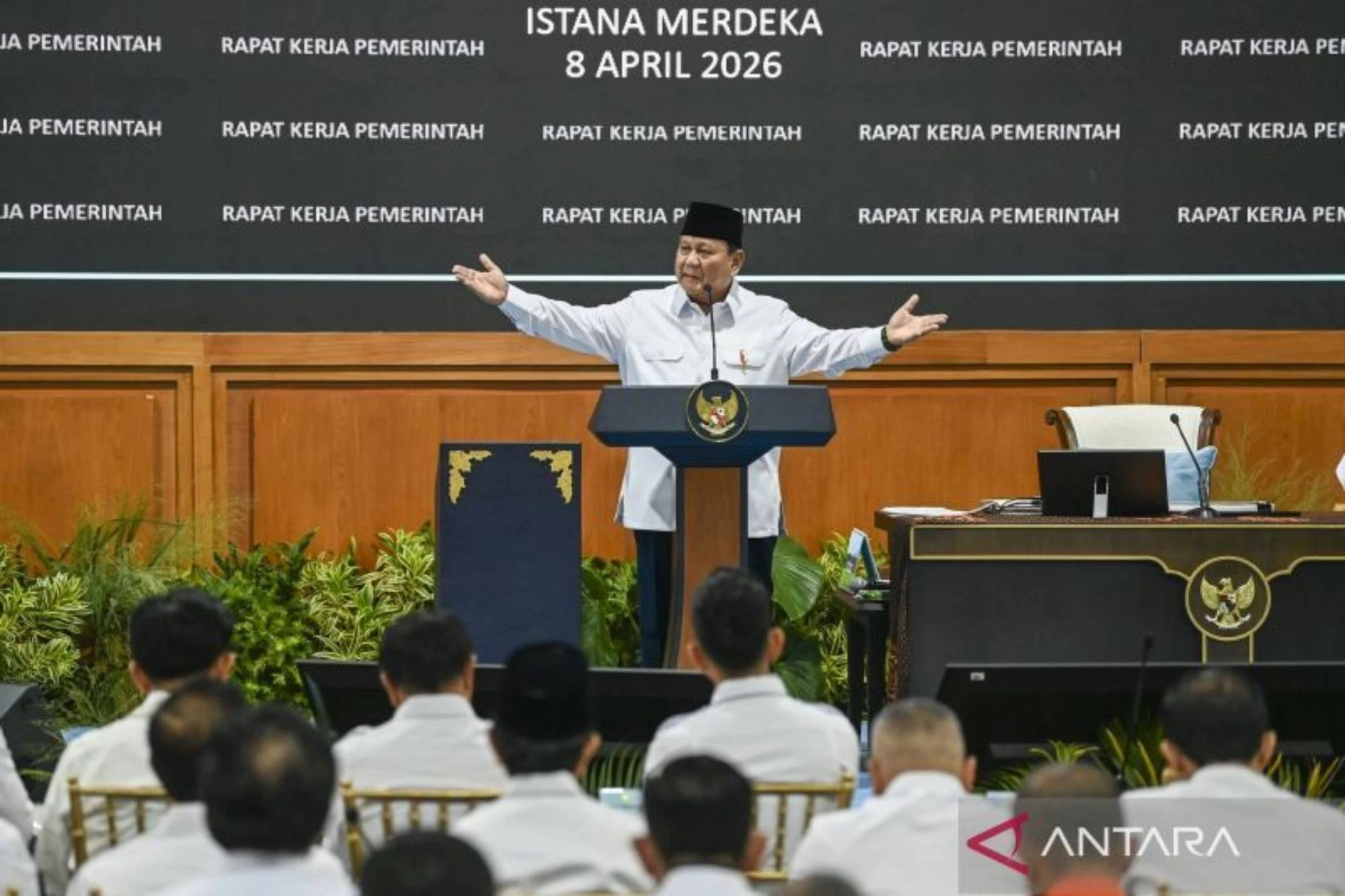 Prabowo: Jangan Anggap Presiden Pekerjaan Enak, Aku Sudah Telanjur, Harus Kerja Keras