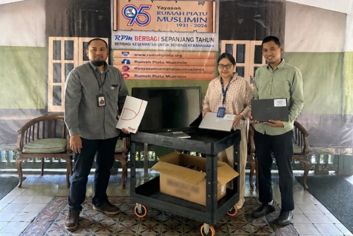 Finnet Salurkan Laptop dan TV Kepada 2 Yayasan Sosial