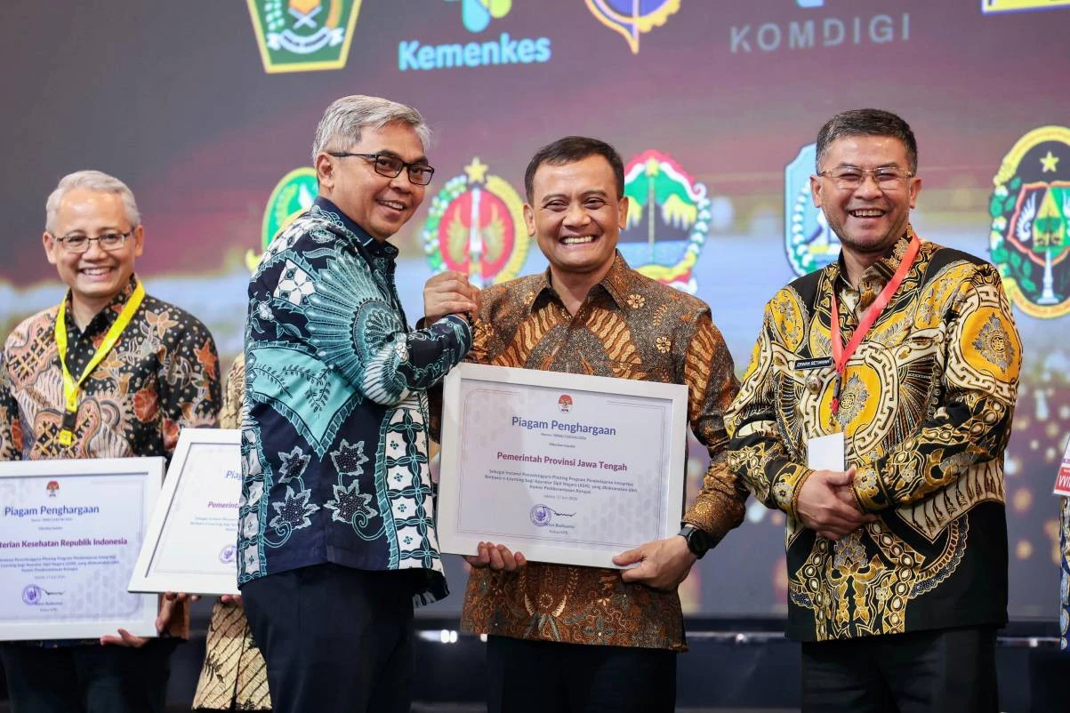 Pemprov Jateng Raih Penghargaan E-Learning ASN Berintegritas dari KPK