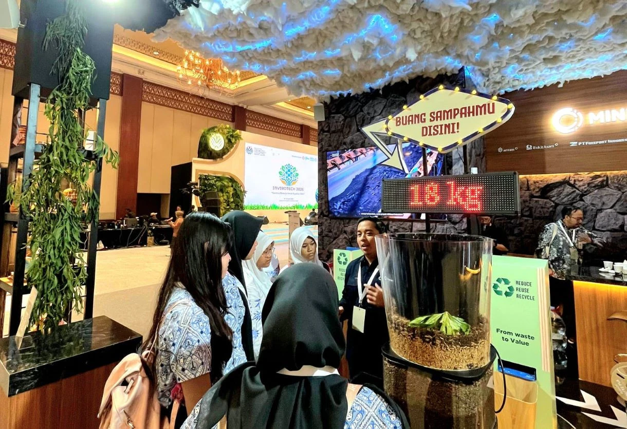 Kumpulkan 51 Kg Sampah Organik di Invirotech 2026, MIND ID Perkuat Program Lingkungan