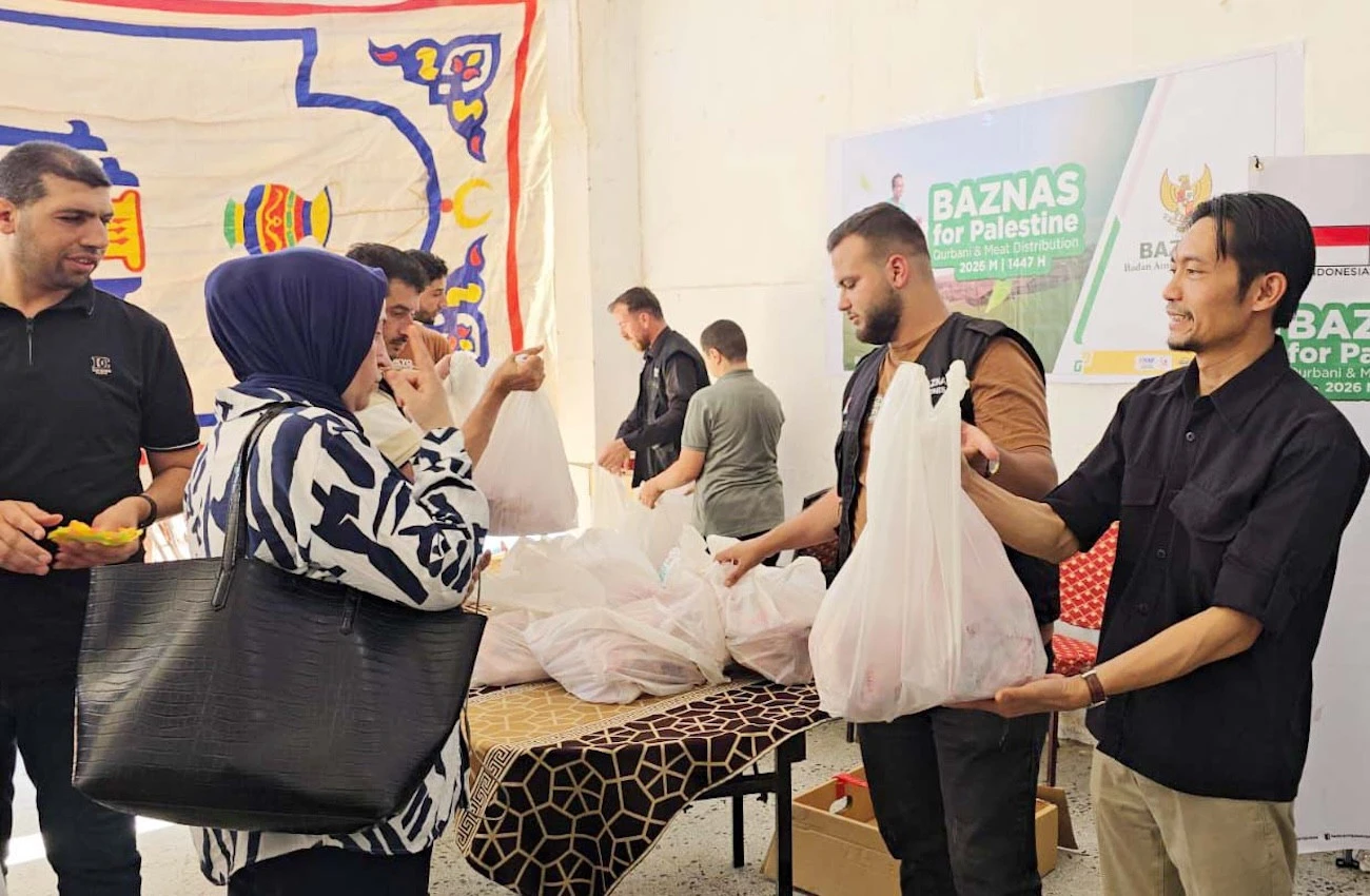 2.500 Pengungsi Palestina di Mesir Terima Daging Kurban dari Indonesia