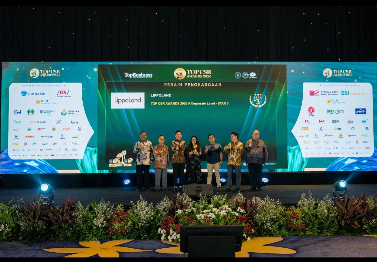 Program Lippo untuk Indonesia PASTI Antar LippoLand Raih Top CSR Awards 2026