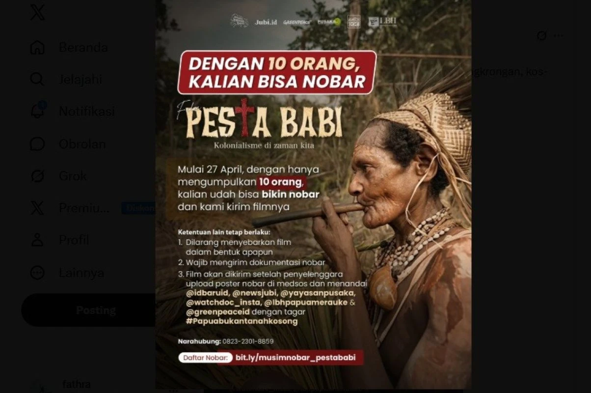 Soroti Polemik Film Pesta Babi, Prof. Sam'un Ajak Publik Melihat Papua Secara Utuh