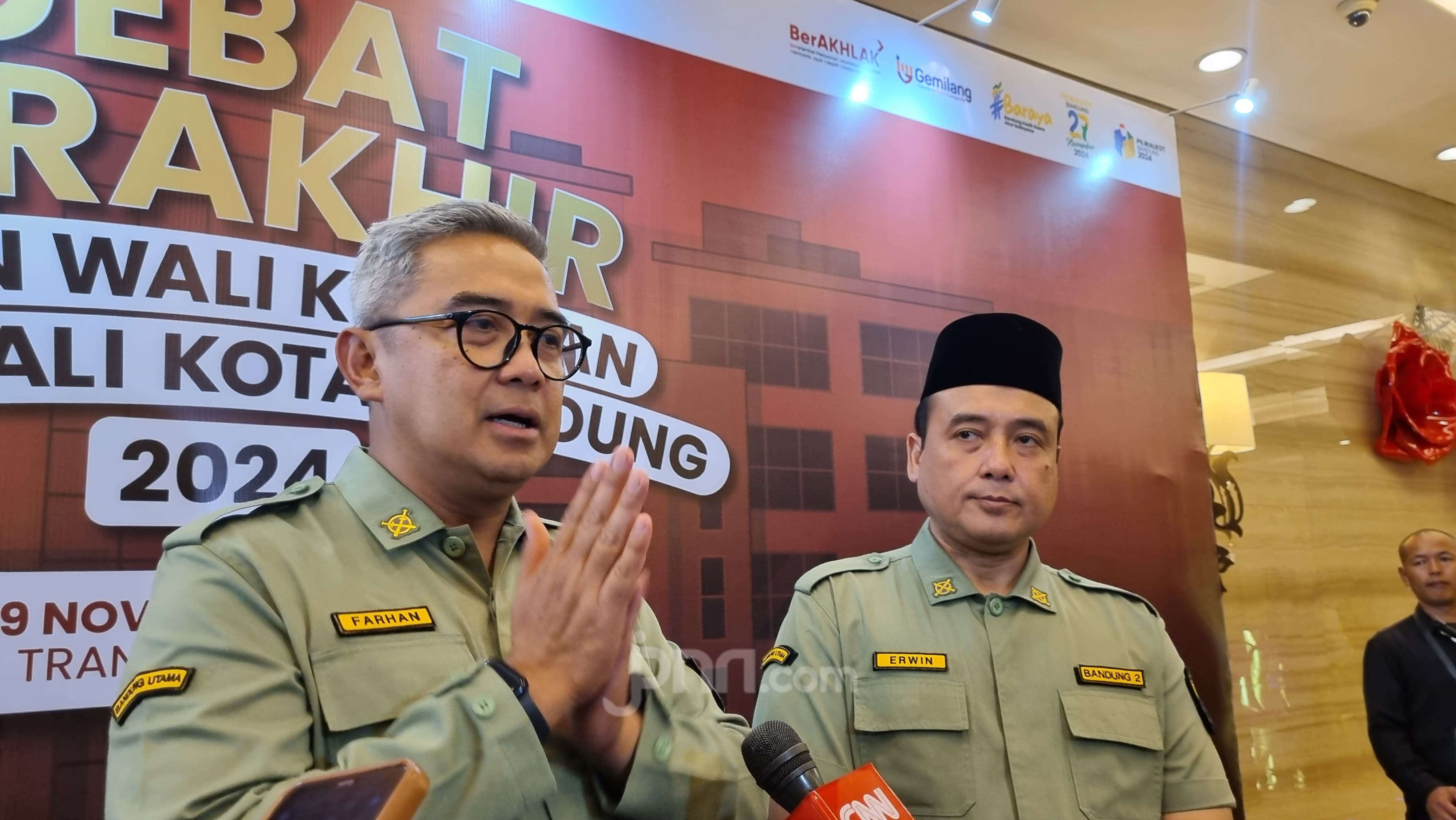 Farhan – Erwin Kecewa Jalannya Debat Pilwalkot Bandung Ada Provokasi