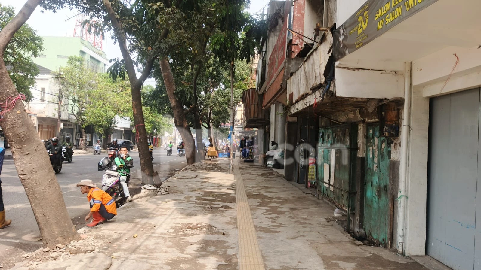 Begini Kondisi Trotoar Cicadas Bandung Setelah Penertiban PKL