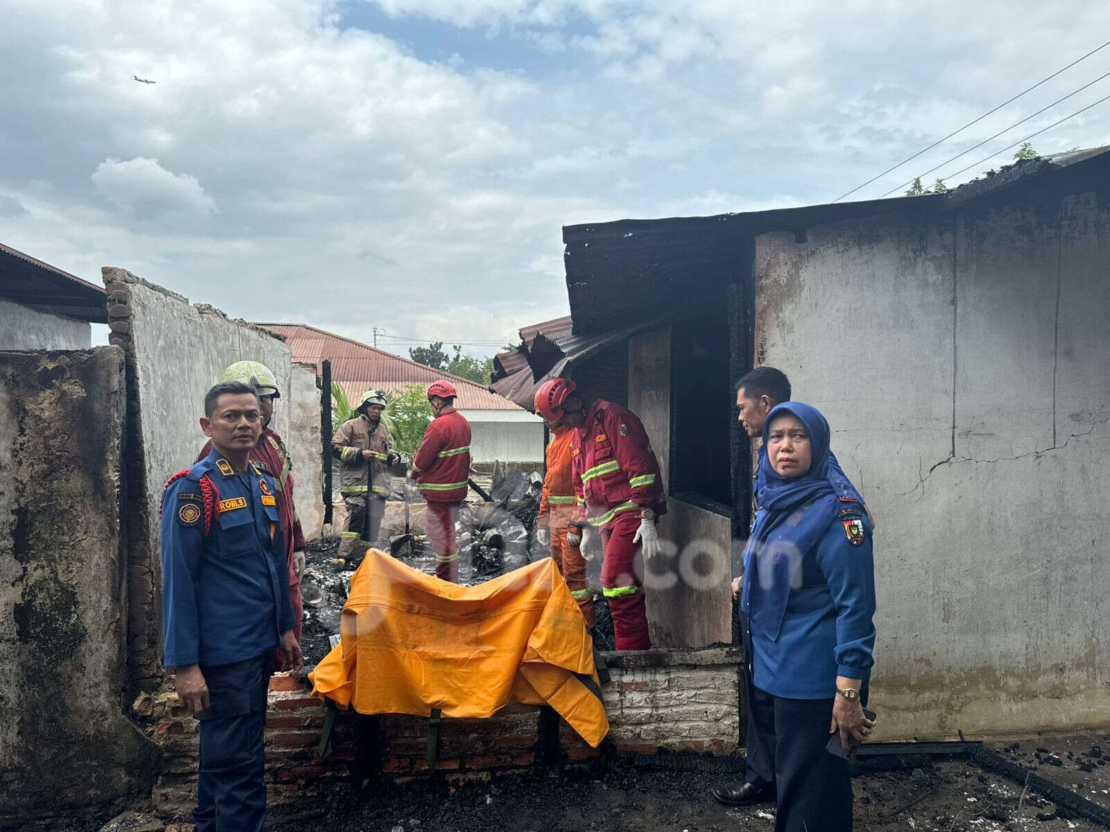 Kebakaran di Pekanbaru, Satu Pria Tewas Terjebak di Dalam Rumah  