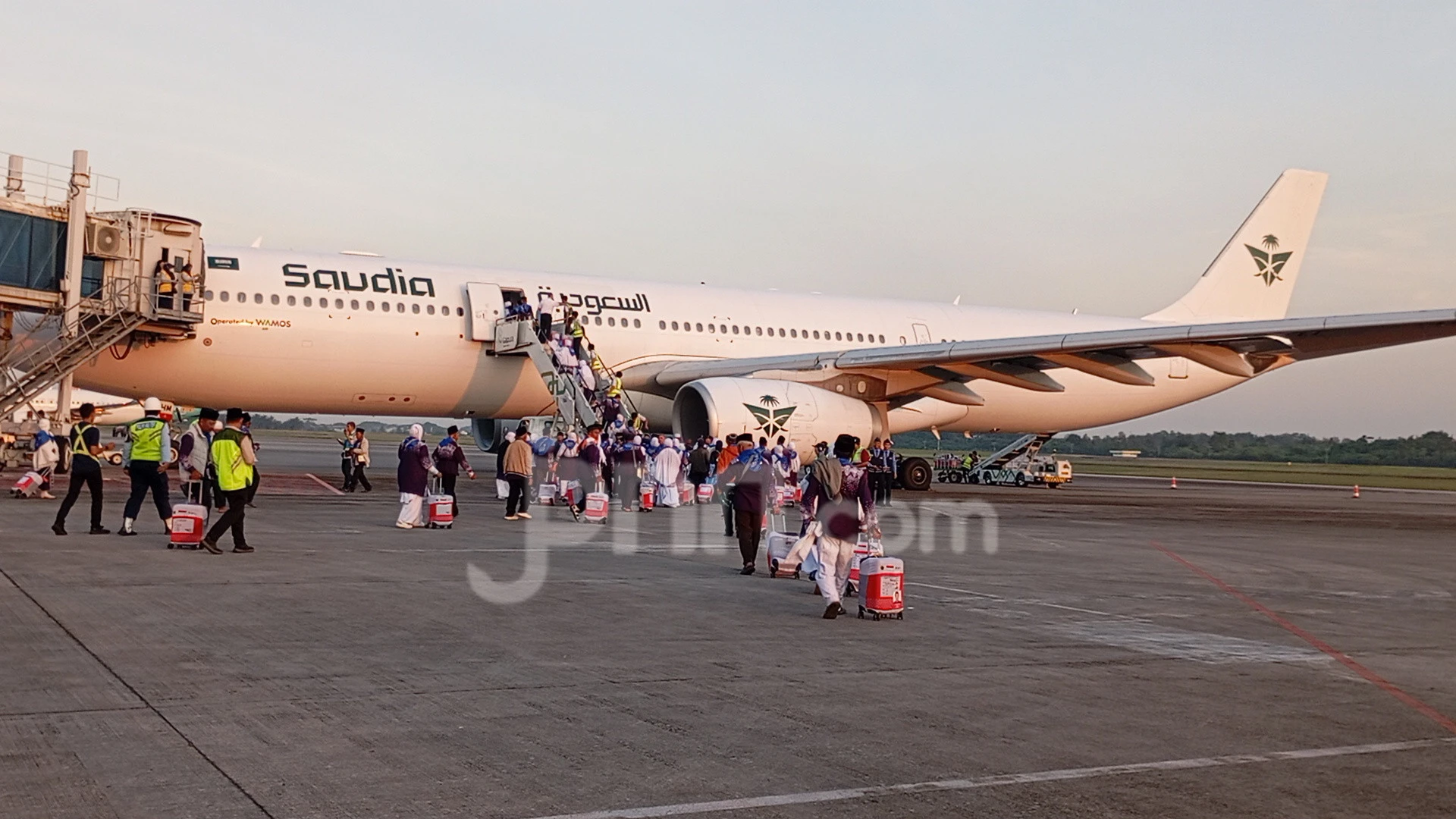Alhamdulillah, Jemaah Haji Kloter Pertama Asal OKI Segera Tiba di Palembang