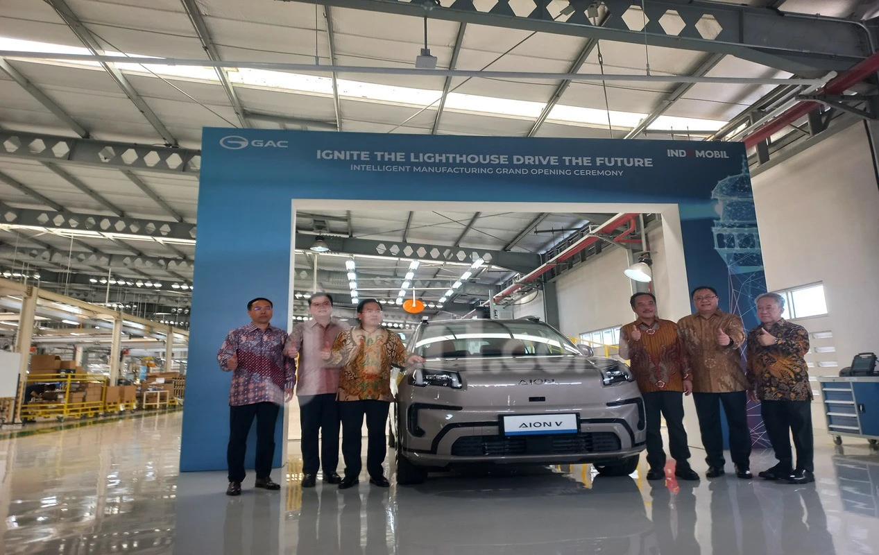 Resmi Beroperasi, Pabrik GAC Aion di Jabar Punya Kapasitas 20 Ribu Unit Per Tahun