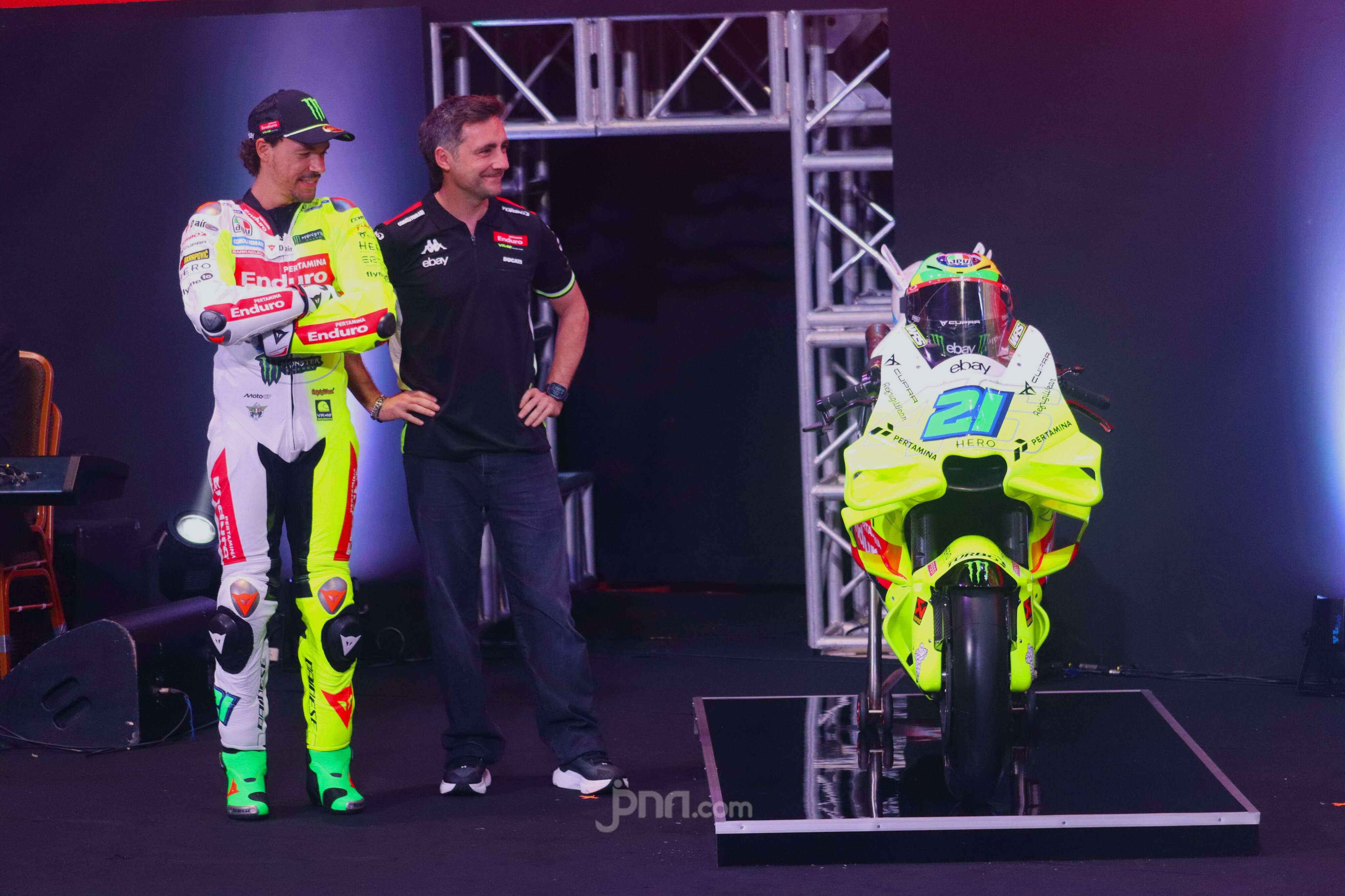 Kental Nuansa Valentino Rossi di Livery Baru VR46 Racing Team, Morbidelli Emosional